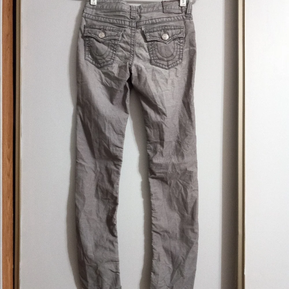 True Religion 14 Julie Skinny Ribbed Jeans